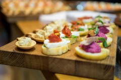 tray of canapes Lincolnshire Wedding Photographer