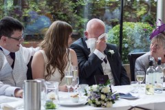 brides father crying