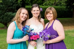 bride and bridesmaids